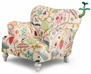 Seletti Кресло из ткани с подлокотниками Botanical diva