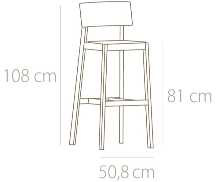 Punt Деревянный стул Whiskey sun-id-1459375 - Вид №2