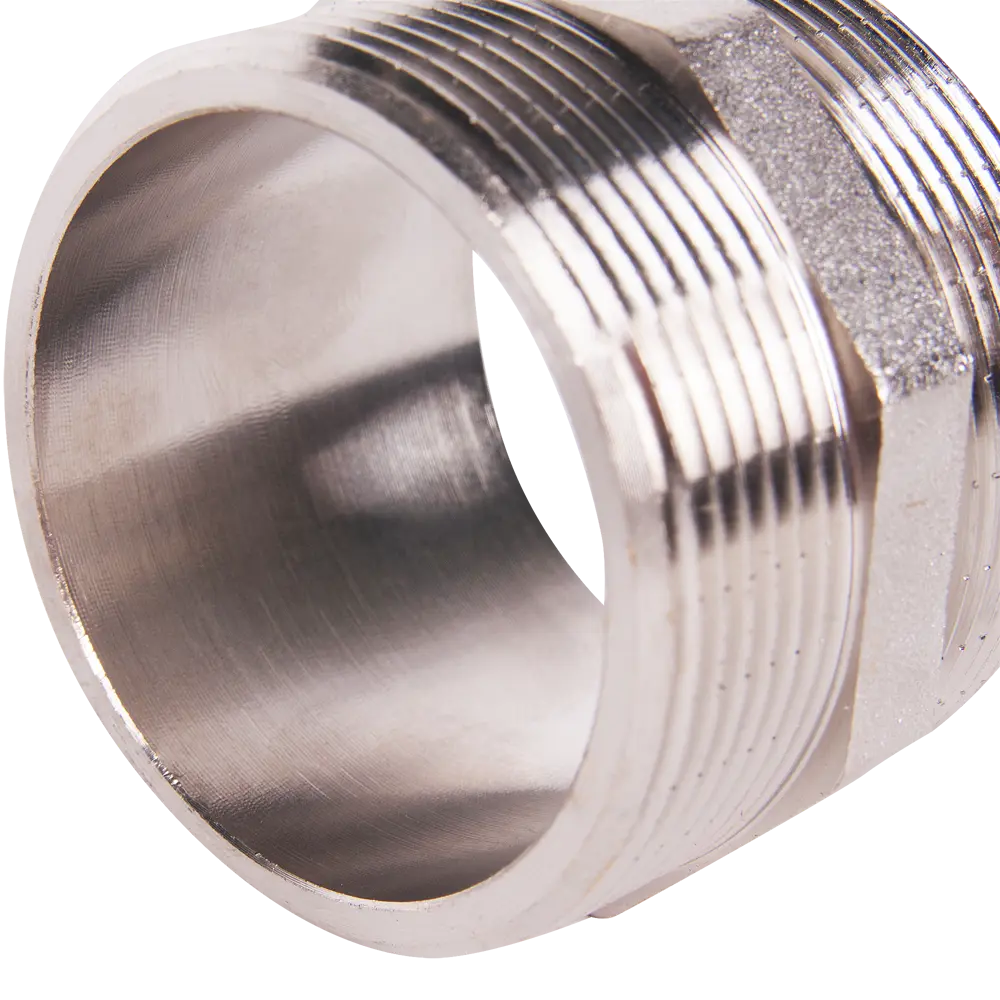 Ниппель Valtec 2" НР мм никелированная латунь STLM-2023241 - Вид №1