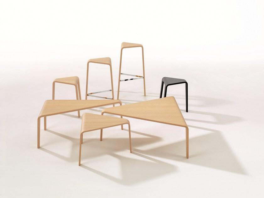 arper Низкий табурет из дуба Ply sun-id-1481640 - Вид №4