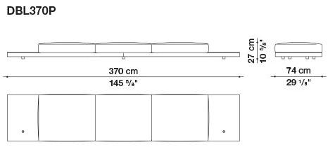 B&B Italia Кожаный диван Dock sun-id-1441060 - Вид №14