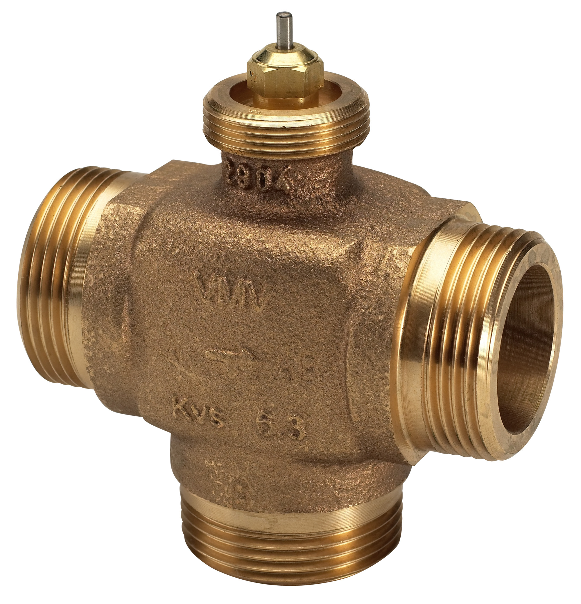 Danfoss Клапан регулирующий седельный трехходовой VMV VMV 40 регулирующий клапан Kvs 14.0 ext. 065F6040  - Вид №7