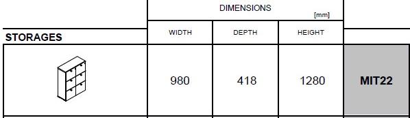 MDD Классификатор в меламине Mito sun-id-1357369 - Вид №1