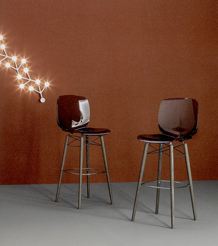 Барный стул LOTO W TOO BONALDO SI 89 