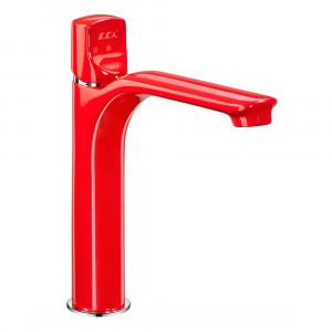 104308983st  Смеситель для раковины среднего размера Myra - красный - экономия воды