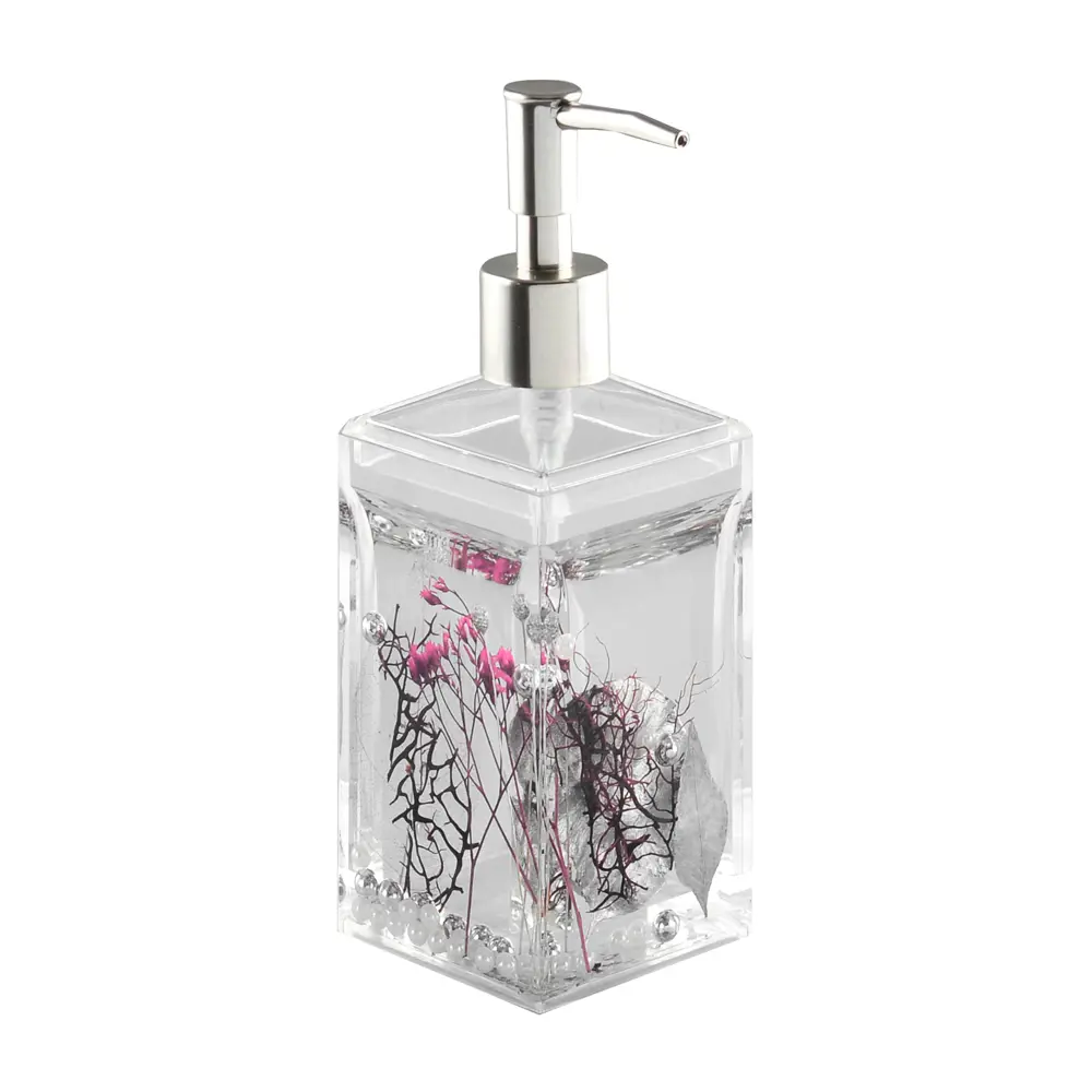 Дозатор для жидкого мыла Silven цвет серебристый VERRAN STLM-2196643