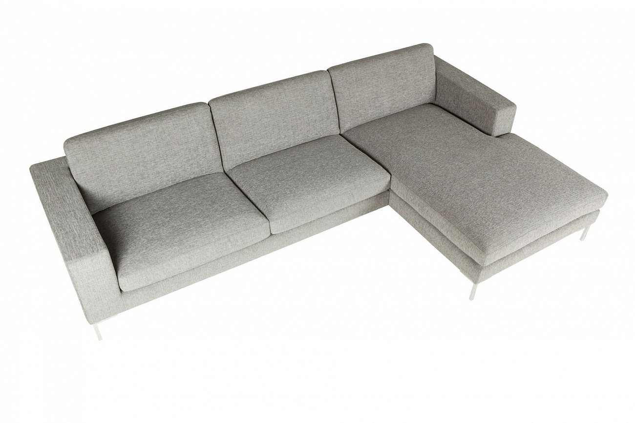 Диван Domino угловой серый SITS ДИЗАЙНЕРСКИЕ, DOMINO 191961 Серый  - Вид №3