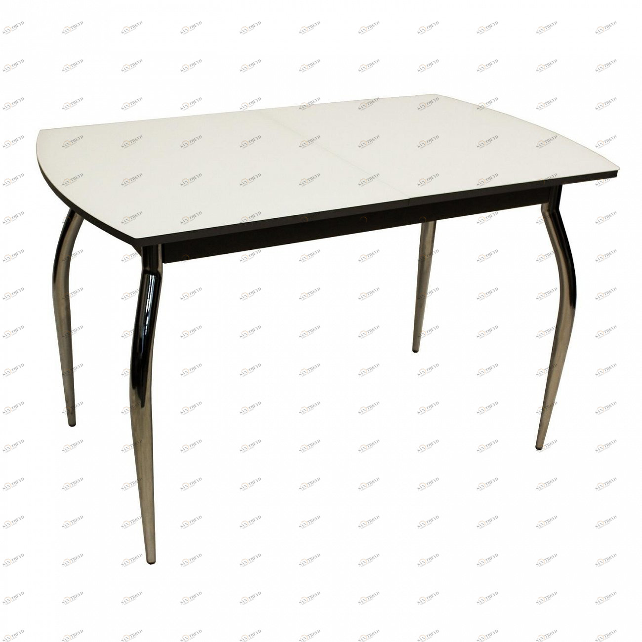 Обеденный стол раздвижной хром Leset "Дижон 2Р" IMPEX  00-3967136 Хром 