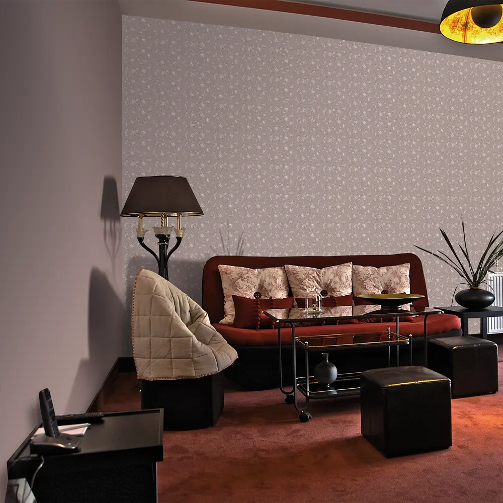 Обои флизелиновые Erismann Elegance коричневые 1.06 м 3618-5 82136389 STLM-2003719 - Вид №2