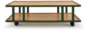 Atipico Прямоугольный журнальный столик на колесиках Hutch