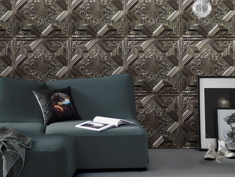 Koziel Моющиеся виниловые обои Tin tiles Ppv017d--x Ppv017d--x-- - Вид №1