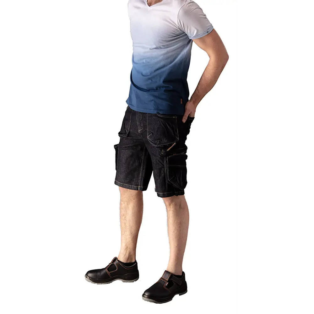 Футболка мужская Neo Tools Denim бело-синяя размер M рост 181 STLM-2161204 - Вид №2