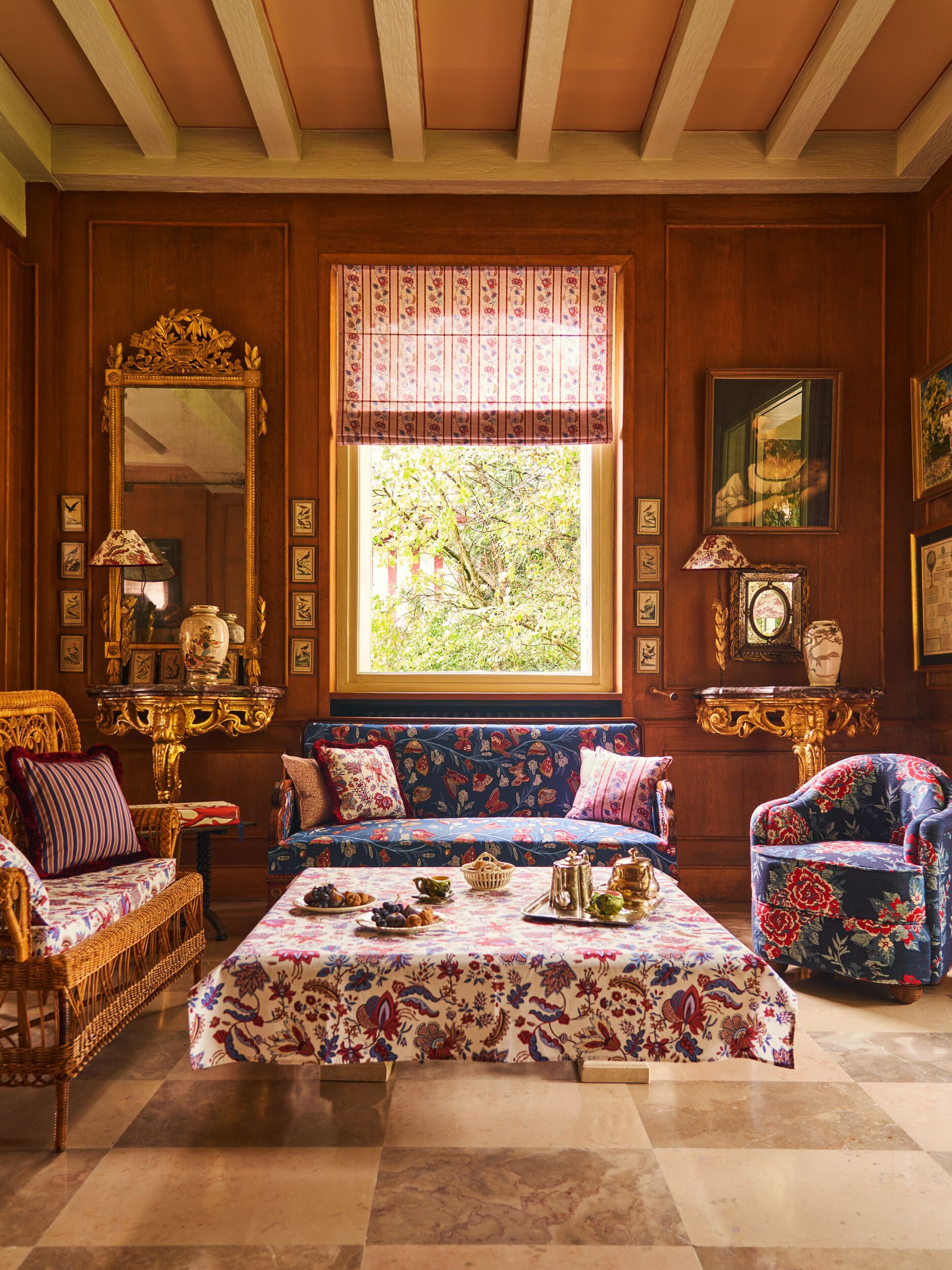 Льняная ткань для штор LELIEVRE Quenin-Belle Époque ARCH-00027639 - Вид №11