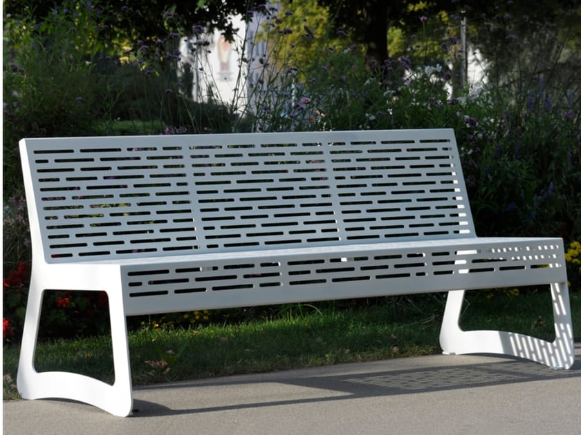 Скамья из нержавеющей стали со спинкой BENKERT BANKE Chalidor ARCH-00090824