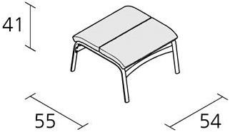 Alias Подставка для ног из ткани Frame sun-id-1395744 - Вид №1