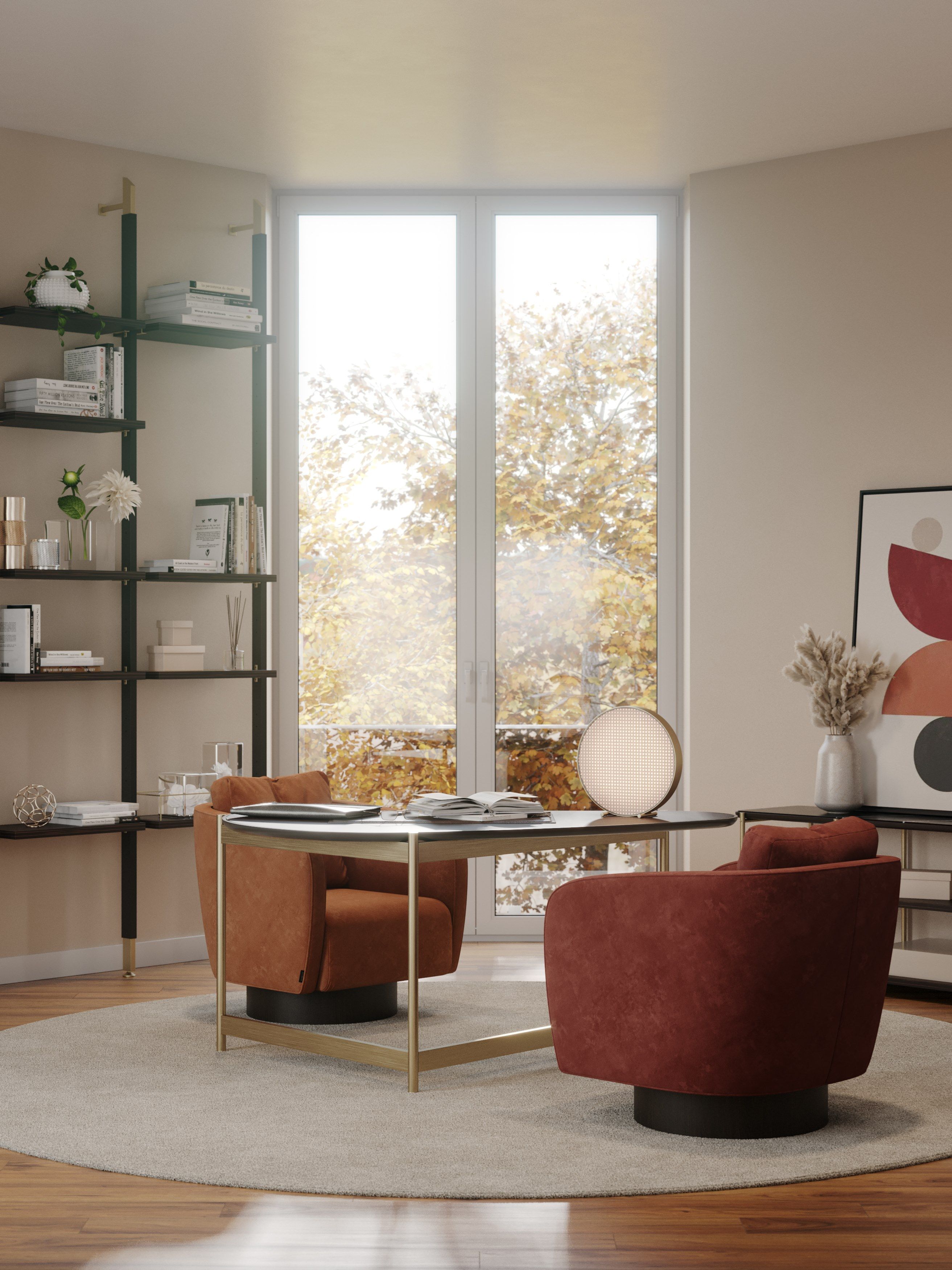 Черный угловой стол Stylish Club Capri ARCH-00130596 - Вид №9