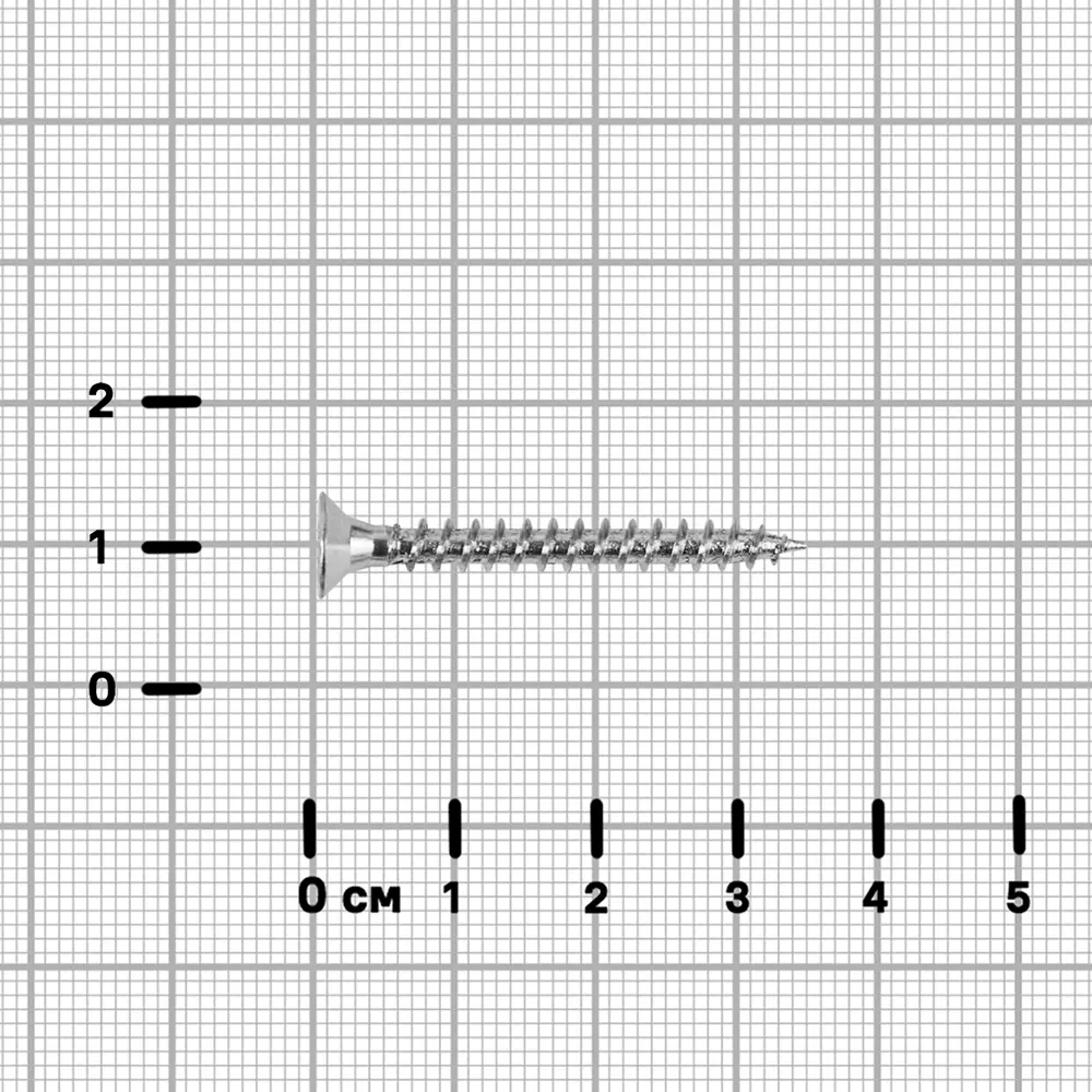 Универсальные саморезы STANDERS оцинкованные 4×35 мм (30 шт) 89212921 STLM-1011371 - Вид №2