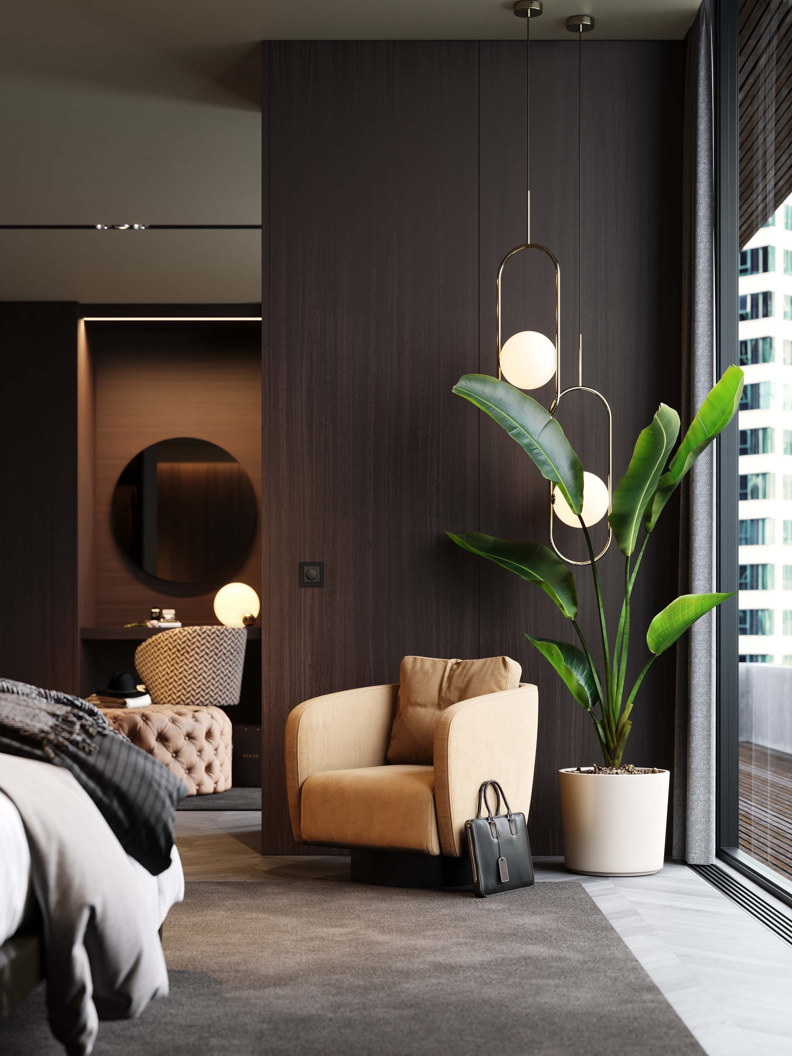 Бархатное кресло с подлокотниками Stylish Club His &amp ARCH-00083062 - Вид №17