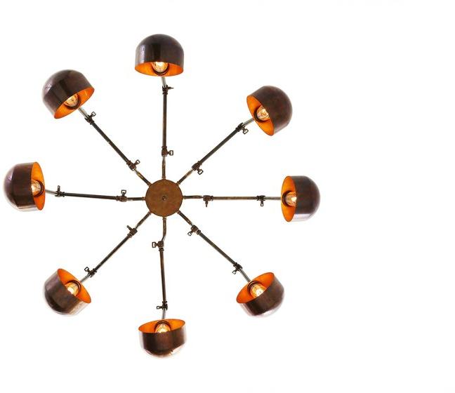 Mullan Lighting Регулируемая люстра из латуни  Mlf184  - Вид №3