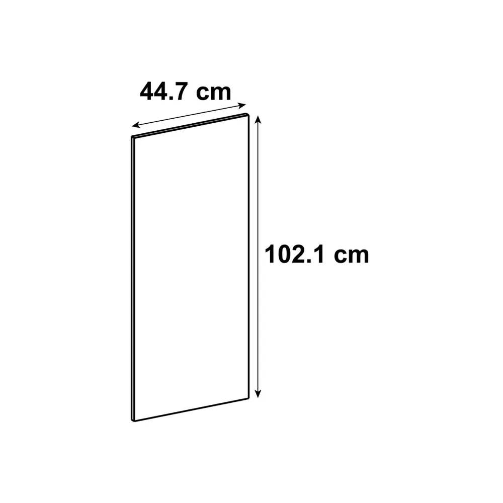 Дверь для шкафа Delinia ID «Бирск» 44.7x102.1 см, ЛДСП, цвет бежевый 82010550 STLM-2175959 - Вид №2