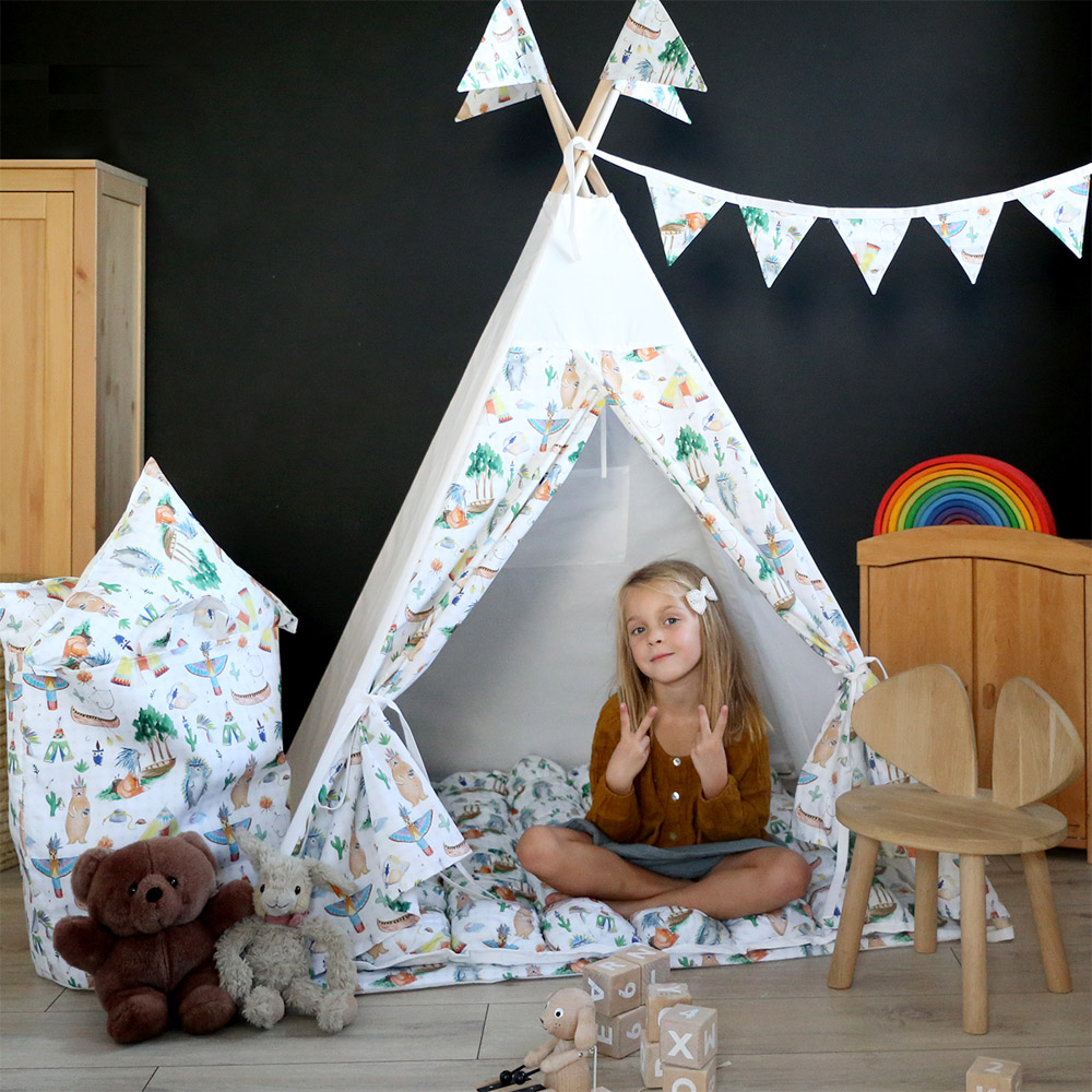 Тканевая корзина Native Party VAMVIGVAM NATIVE PARTY 282056 Белый;желтый;зеленый Santreyd  - Вид №2