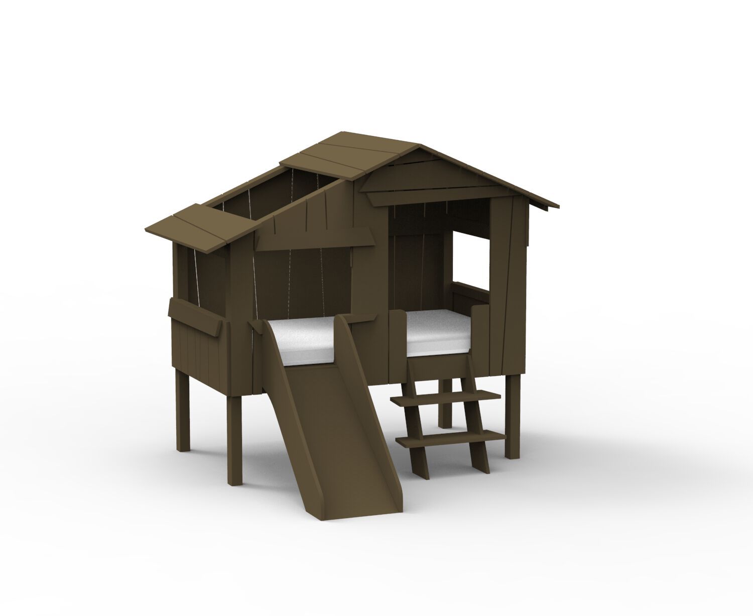 Кровать-чердак из МДФ Mathy by Bols TREEHOUSE BEDS &amp ARCH-00114895 - Вид №9