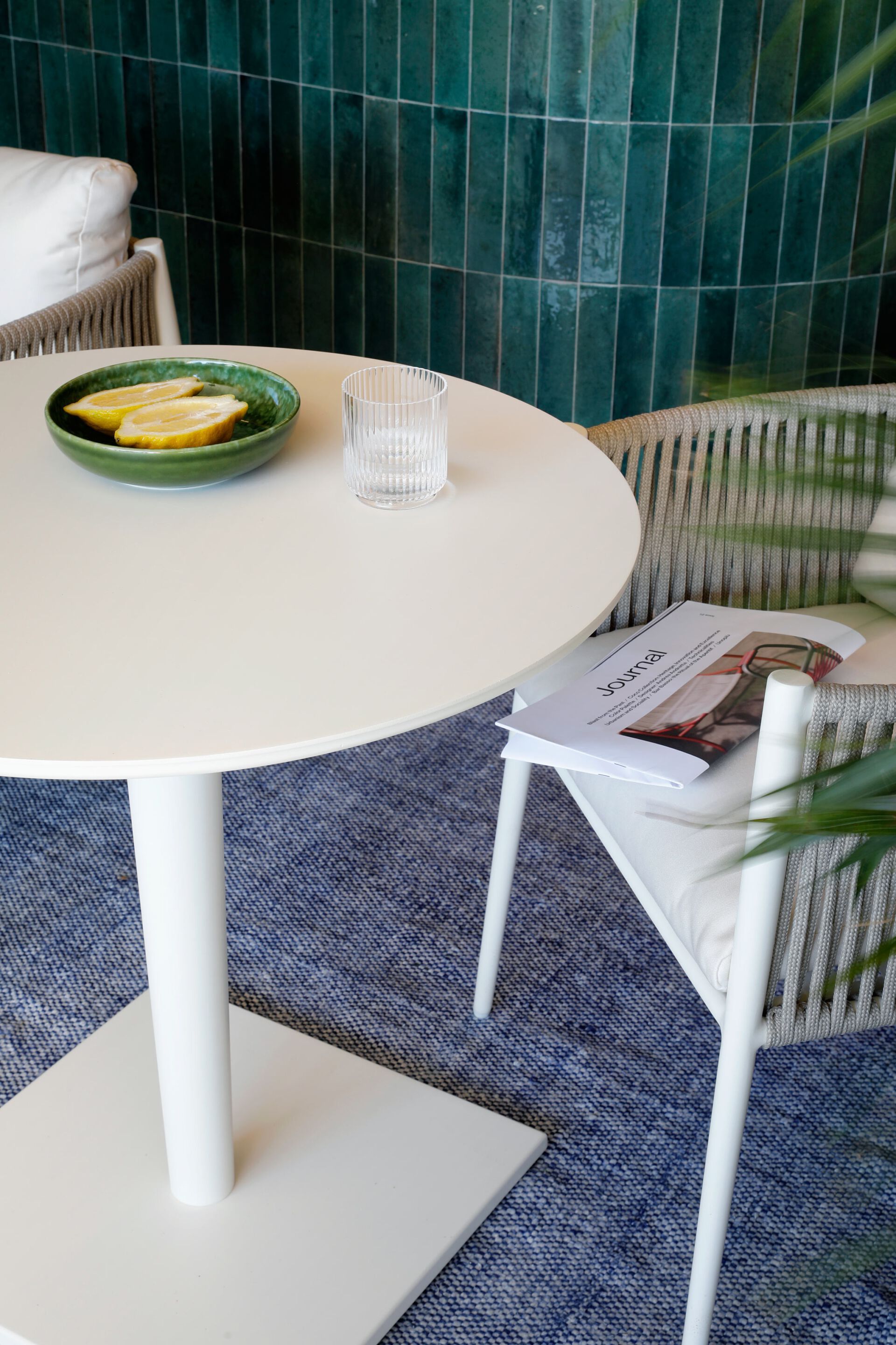 Алюминиевый круглый садовый стол Unopiù свет ARCH-00139356 - Вид №3