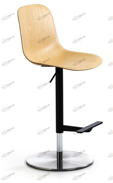 arrmet Поворотный табурет из ясеня с подставкой для ног Máni wood sun-id-1464439