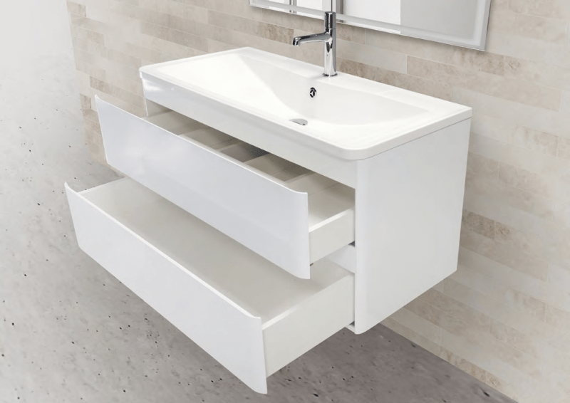 Мебель для ванной BelBagno ALBANO-900-BL ACQUA - Вид №1