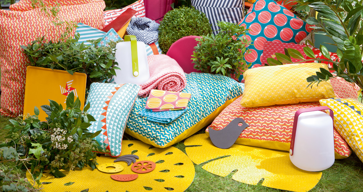 Поднос 3 Moulins Cabanon Honey 40х30 см Fermob 3065736 - Вид №2