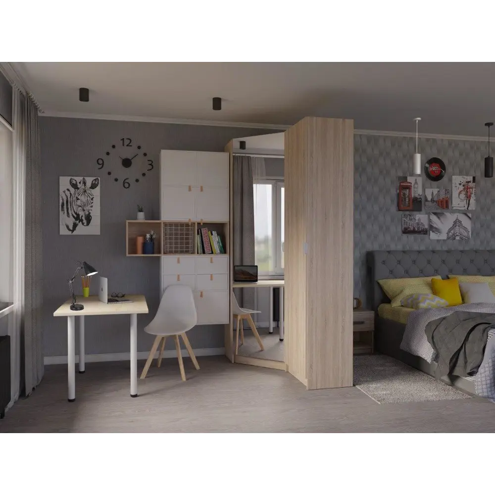 Корзина Spaceo KUB 31x31x31.4 см металл цвет белый STLM-2205087 - Вид №3