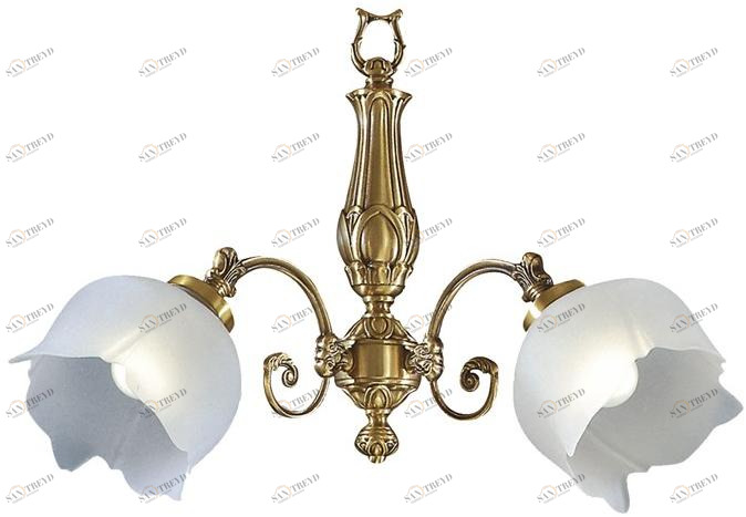 Possoni Illuminazione Настенный светильник из атласной латуни с очками Bianca 25/a2