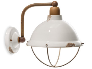 Керамический фонарь с фиксированным кронштейном