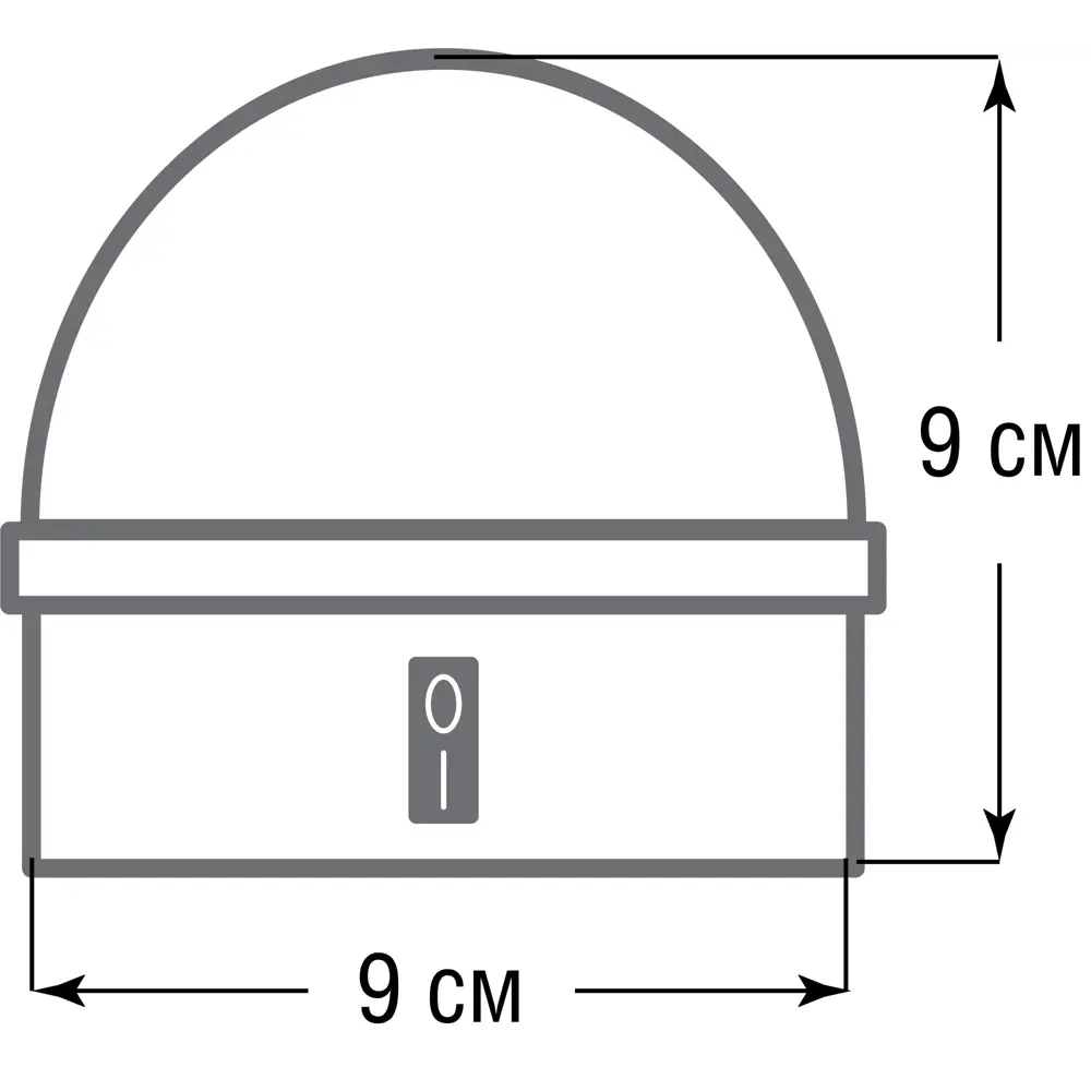 Диско-шар светодиодный 6 LED 9 см мультисвет BALANCE STLM-2208956 - Вид №4