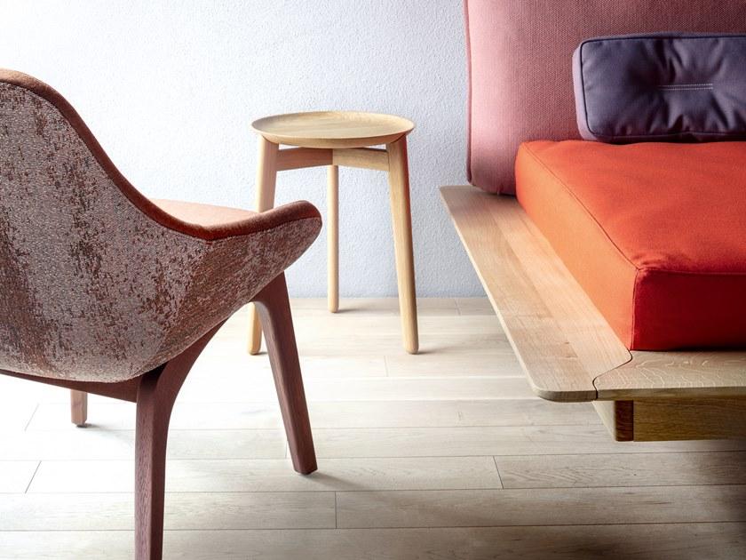 ZEITRAUM Низкий круглый деревянный журнальный столик sun-id-1357035 - Вид №3