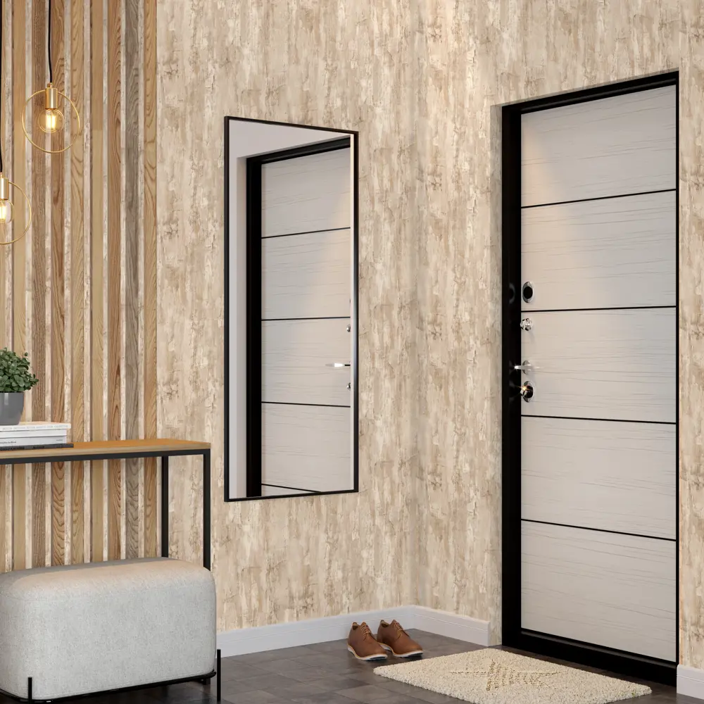 Обои флизелиновые Home Color Pine бежевые 1.06 м HC71383-12 85947905 STLM-2031492 - Вид №3