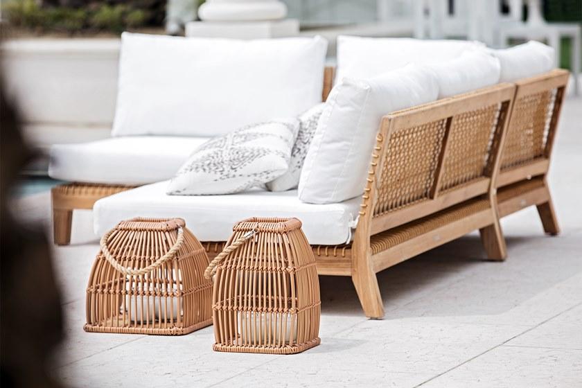 cbdesign Центральный модуль для модульного дивана из тика и веревки Vienna Tj 387 - Вид №5