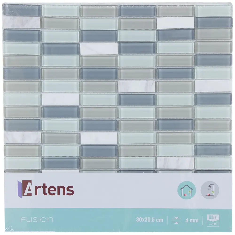 Мозаика Artens Fsn 30х30 см, стекло, цвет зеленый 18731768 STLM-2185661  - Вид №4