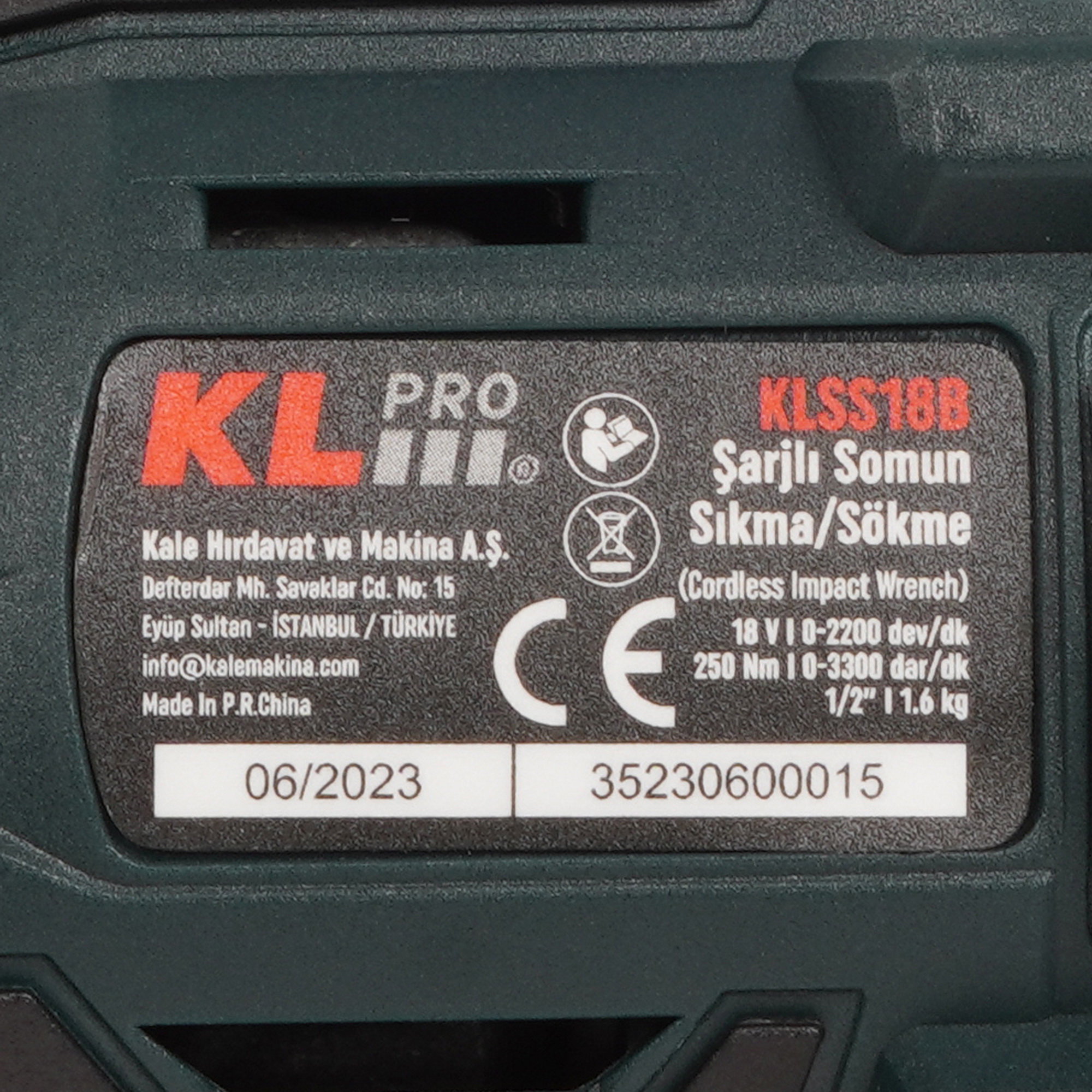 Гайковерт KLPRO KLSS18B-80 9153450 STDN-0026854 - Вид №3