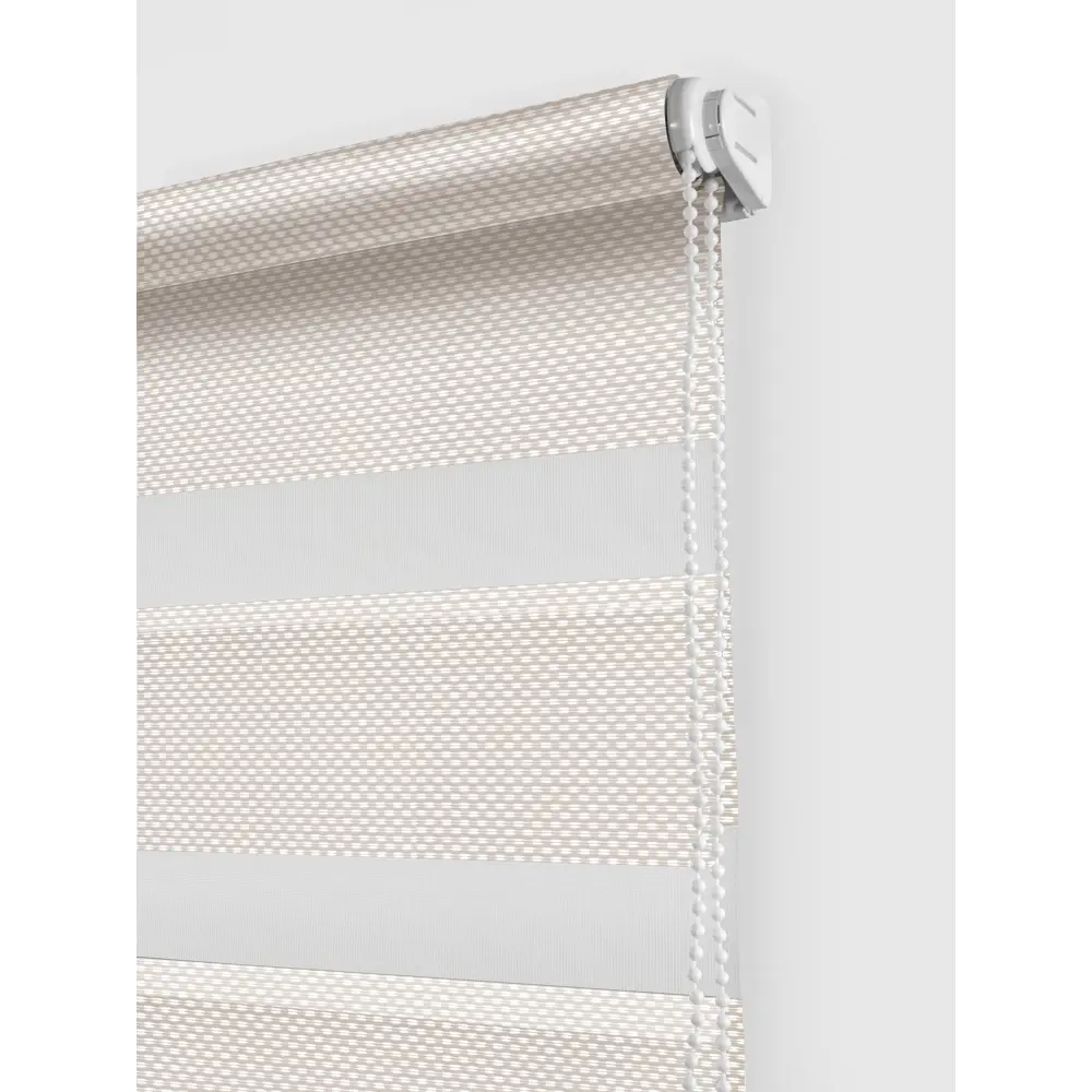 MIAMOZA Рулонная штора день-ночь Liza бежевая 120x160 см 89224842 STLM-1574514 - Вид №1