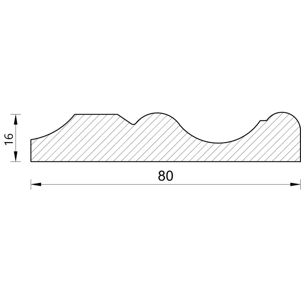 Santreyd: Набор наличников для одностворчатой двери, светло-серый эмаль 89348983 STLM-0897376 - Вид №2