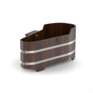 152 Ванна из дуба 1,53х0,74 h=0,6/0,7 (дуб морёный) Alyarus