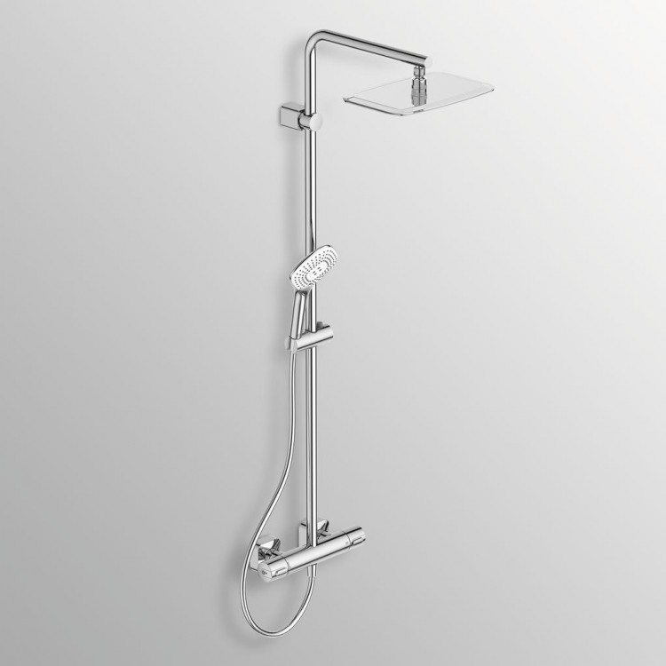 A6986AA Душевая система с термостатическим смесителем Ideal Standard IDEALRAIN LUXE CUBE EVO JET  - Вид №1