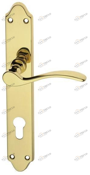 Pasini Ручка из латуни на пластине с накладкой Anna 2950/0030