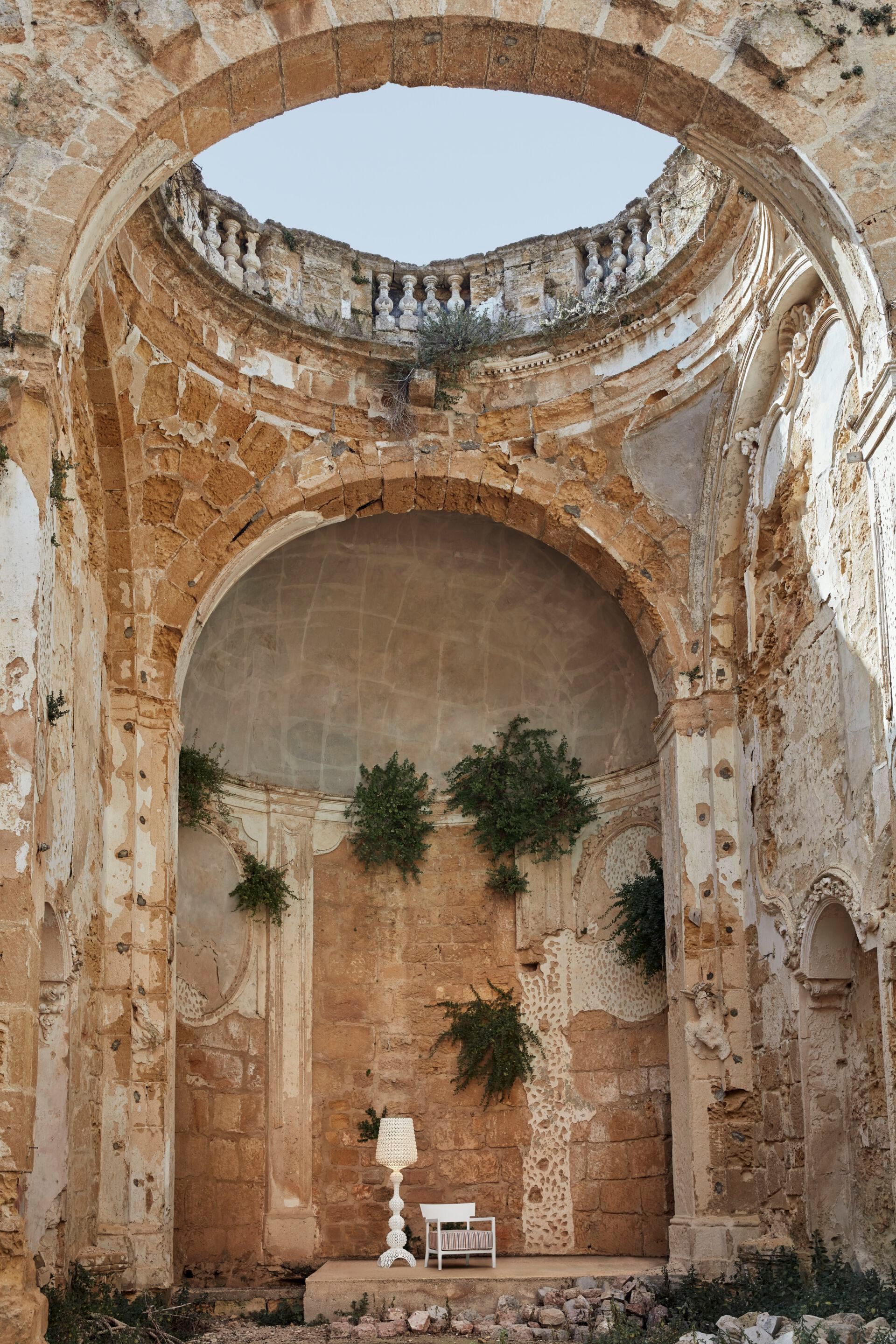 Светодиодный напольный светильник из инженерного пластика с диммером Kartell Кабуки ARCH-00027879 - Вид №25