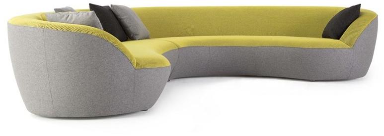 Roche Bobois Изогнутый модульный угловой диван Edito sun-id-1460554 - Вид №1