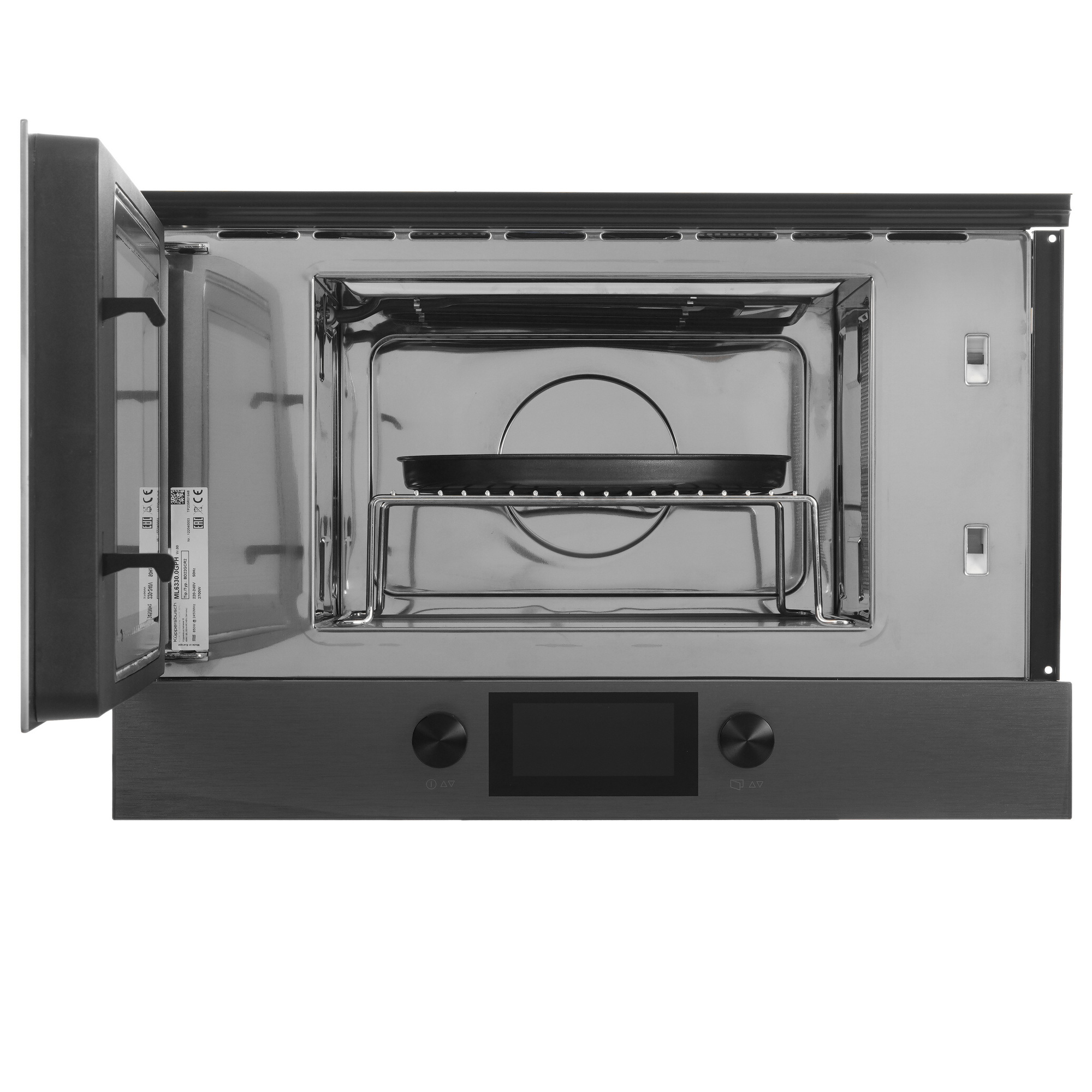 9256125 Встраиваемая микроволновая печь Kuppersbusch ML 6330.0 GPH серый STDN-0080734 - Вид №4