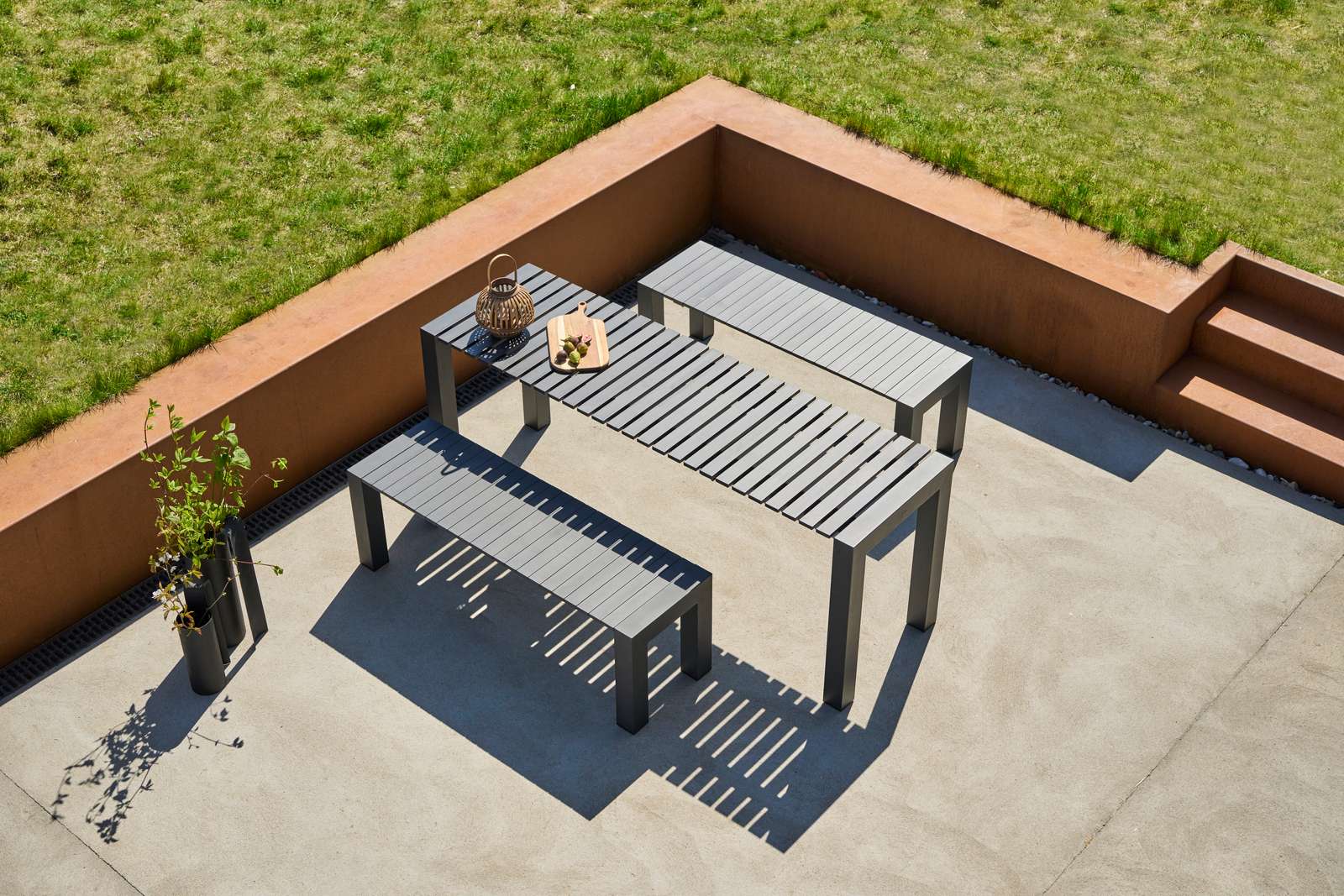 Алюминиевая выдвижная садовая скамья Mindo Mindo 111 ARCH-00091898 - Вид №5