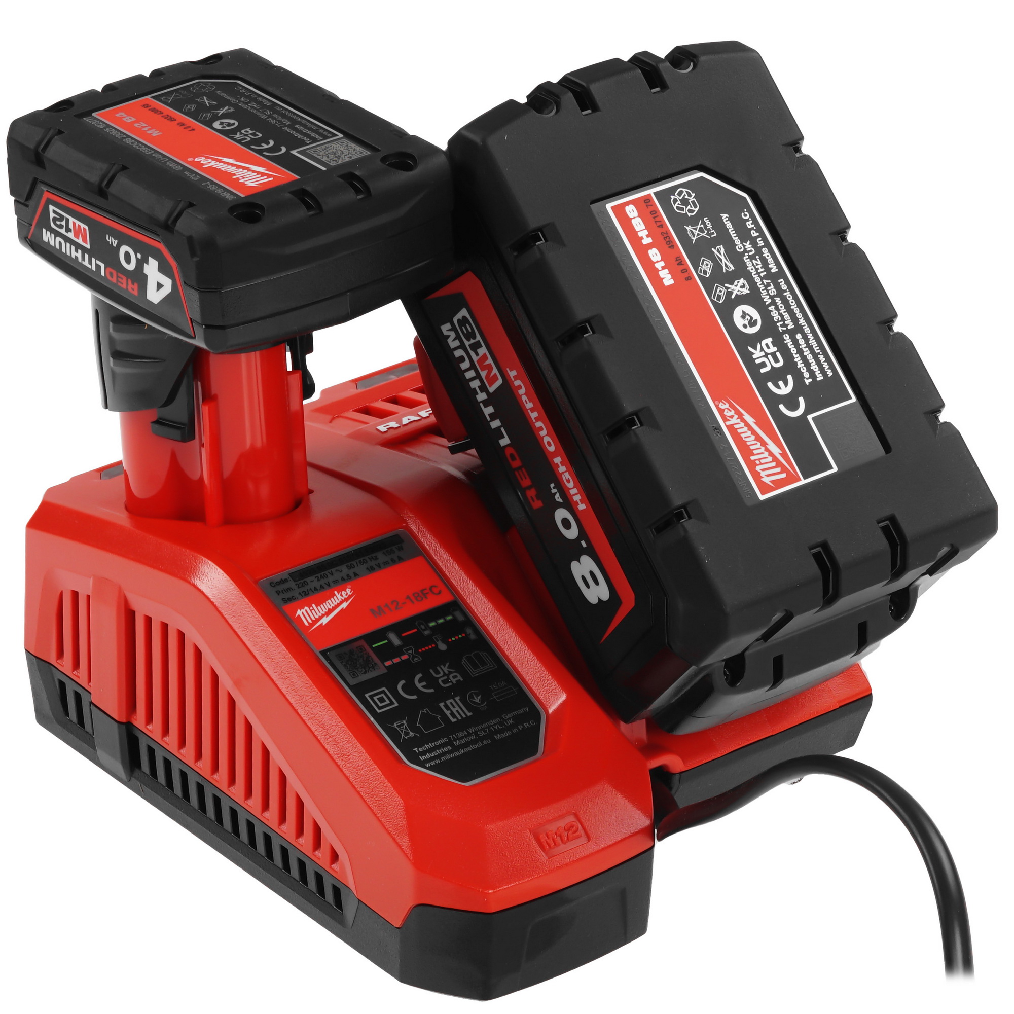 Набор аккумуляторов с зарядным устройством Milwaukee M18 HNRG-802 5466799 STDN-0023234 - Вид №1