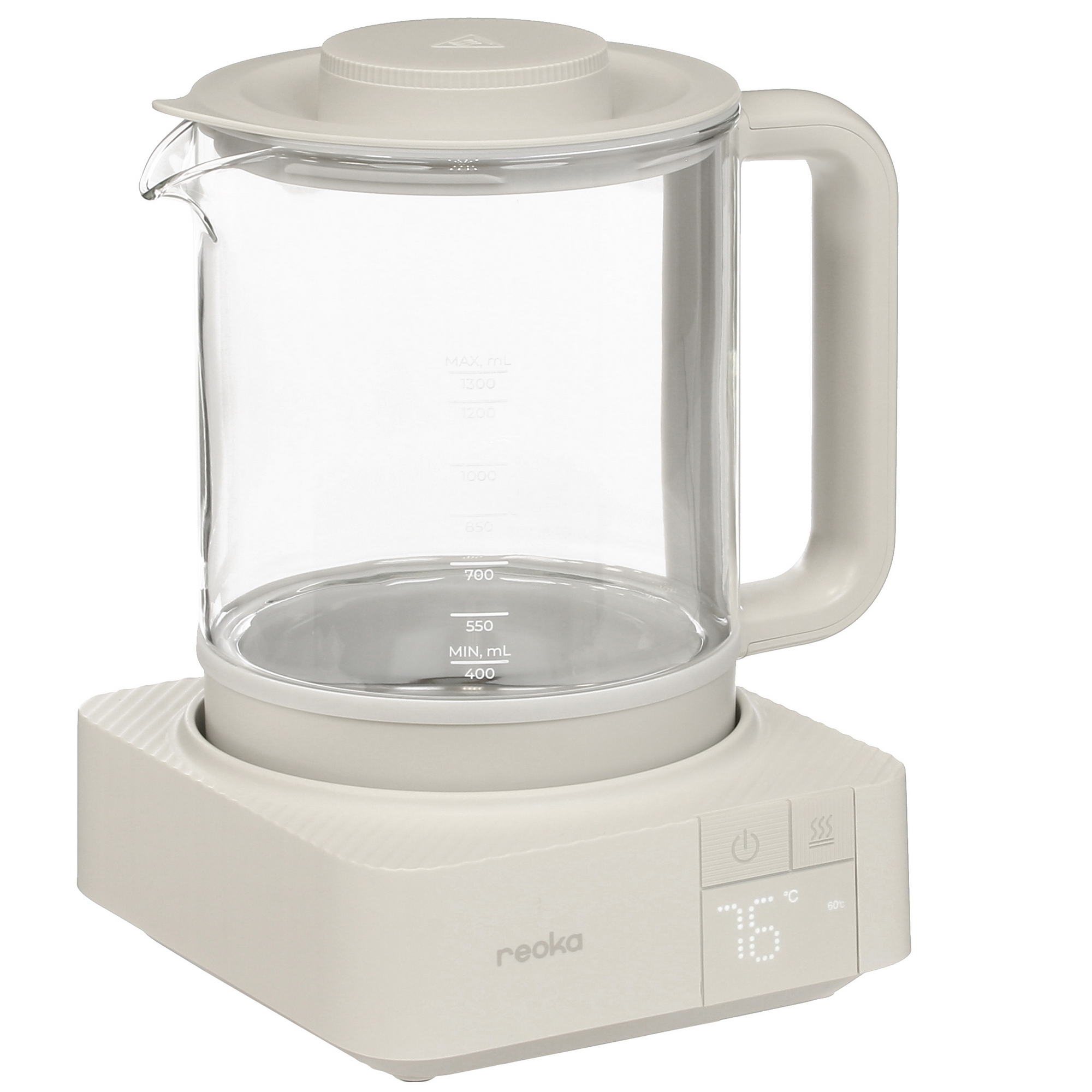 9977401 Электрочайник Reoka RKEK-05TSB бежевый STDN-0094619 - Вид №1